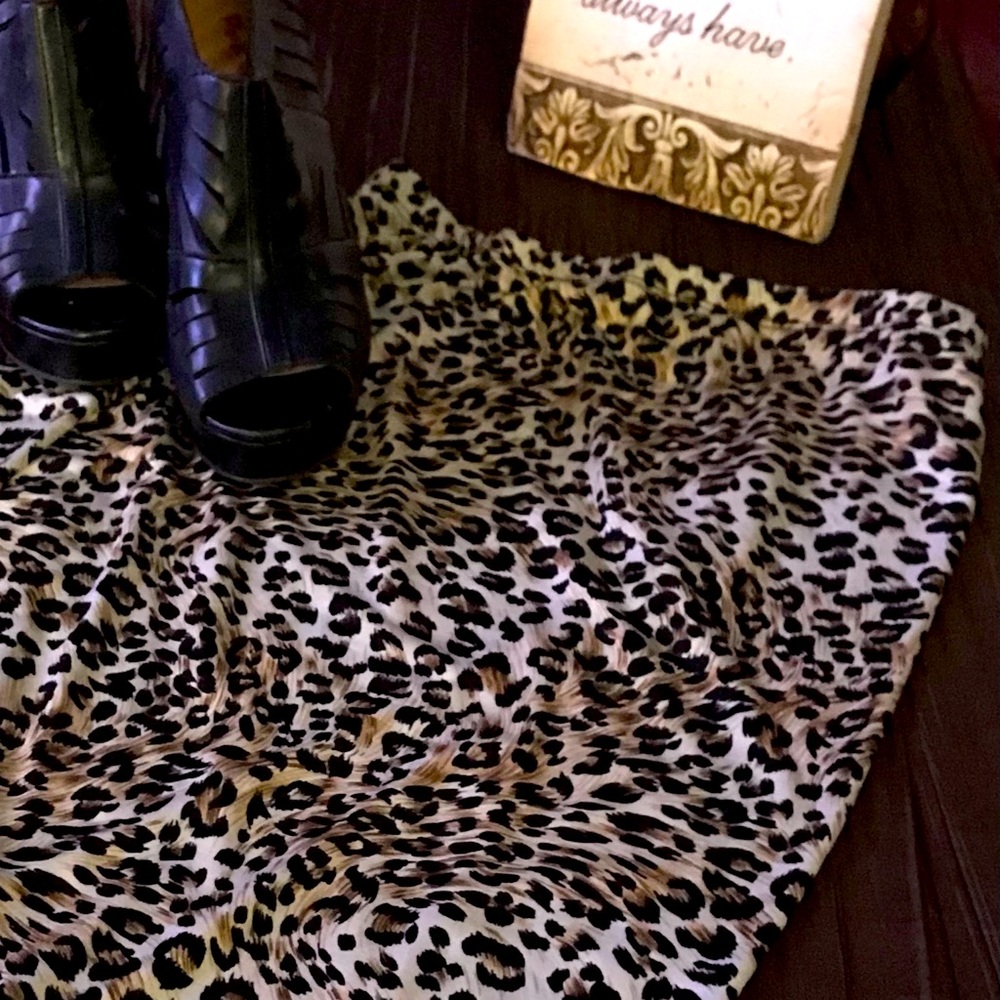 $5 SALE..Lipstick 💄 leopard skirt